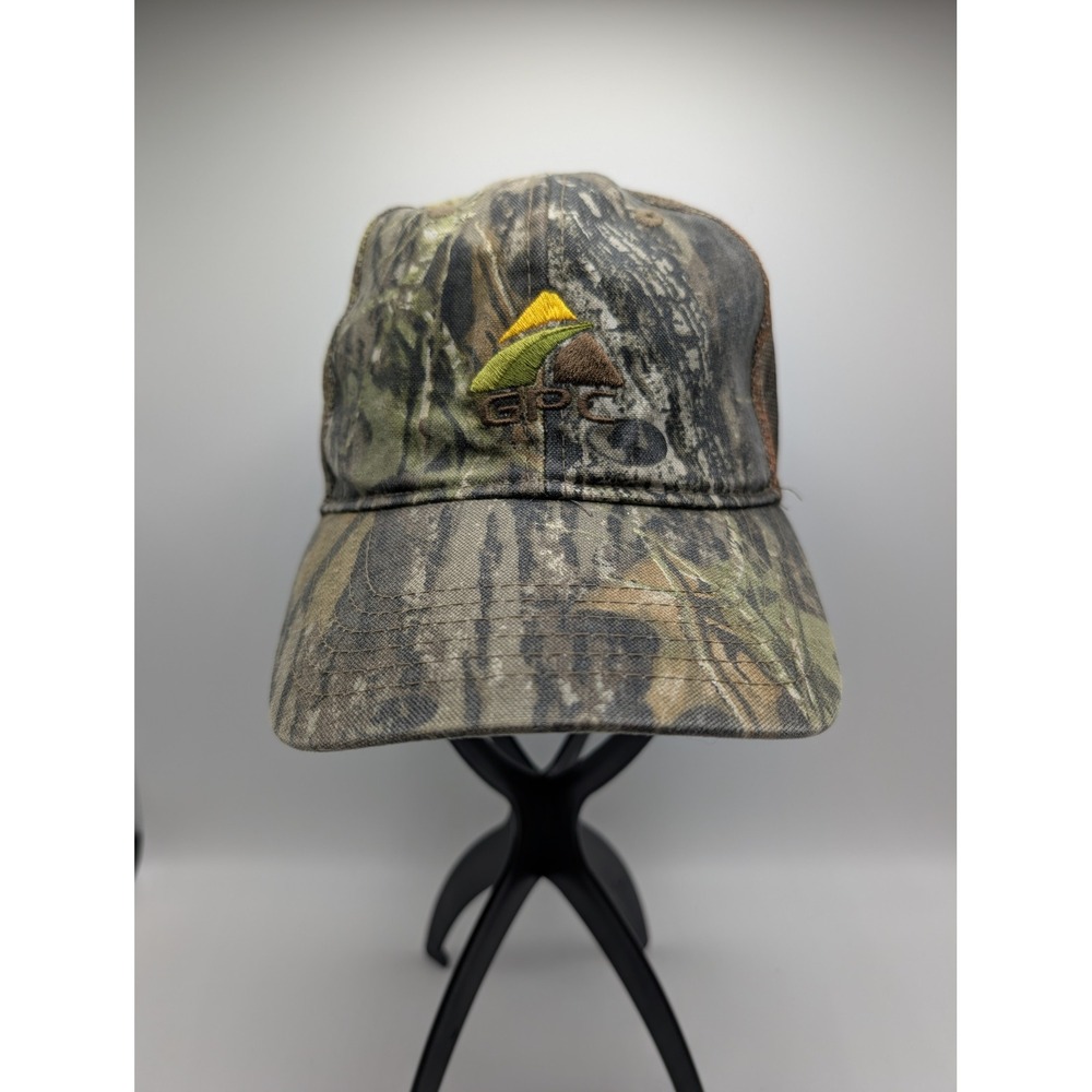 Outdoor Cap GPC Camo Mesh Trucker Hat Mens Adjustable Mossy Oak Logo Camouflage